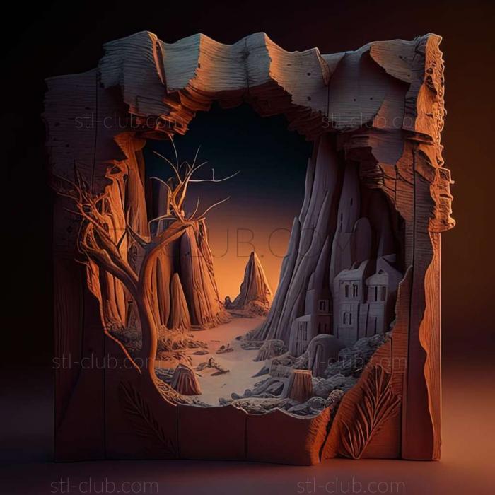 3D model matte painting (STL)